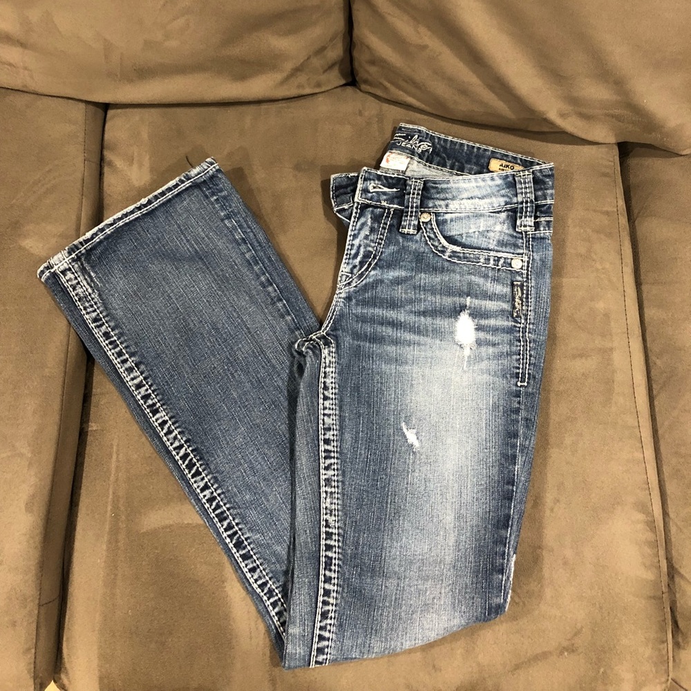 Silver jeans